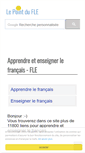 Mobile Screenshot of lepointdufle.net