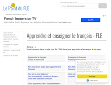 Tablet Screenshot of lepointdufle.net